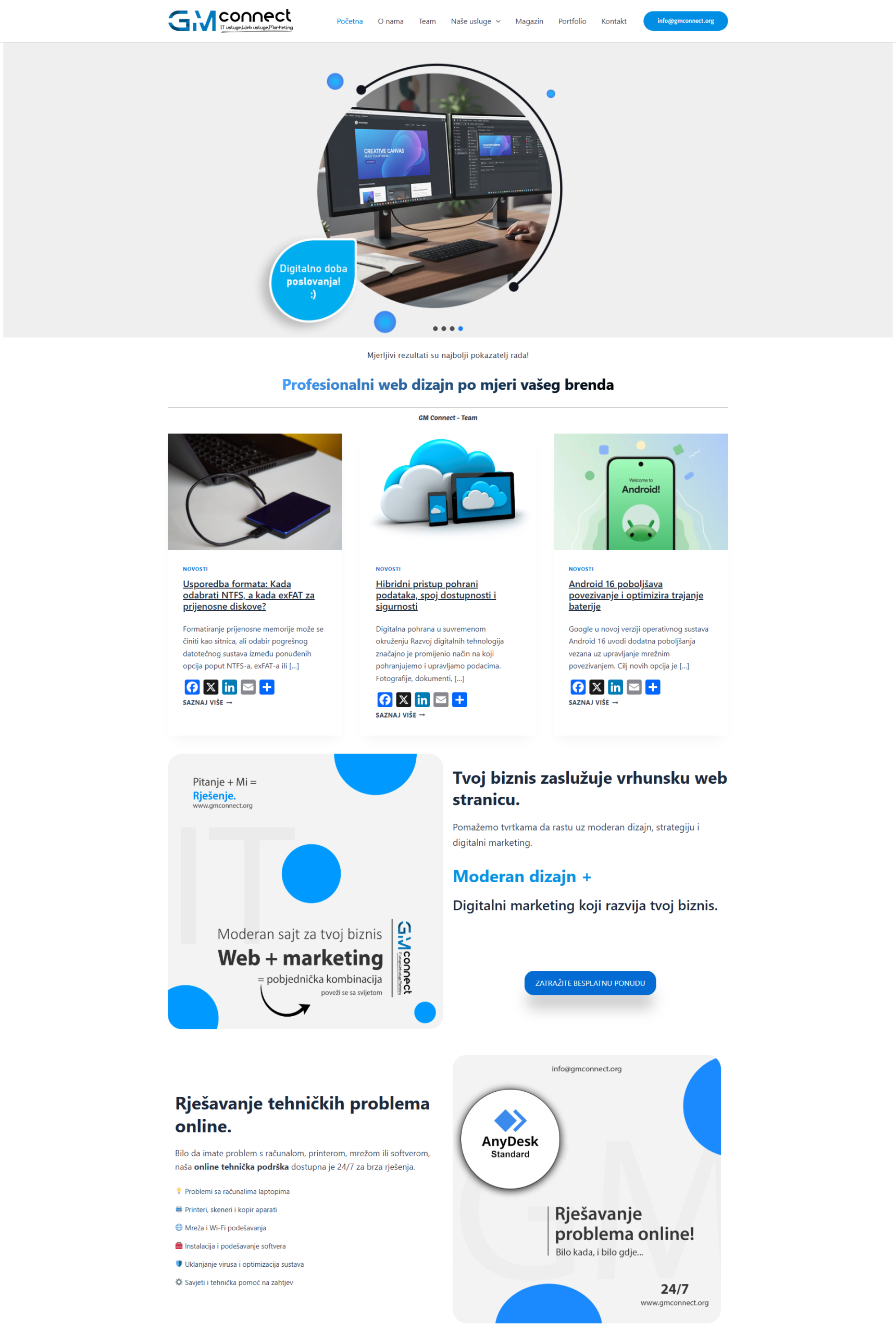 Gmconnect full page